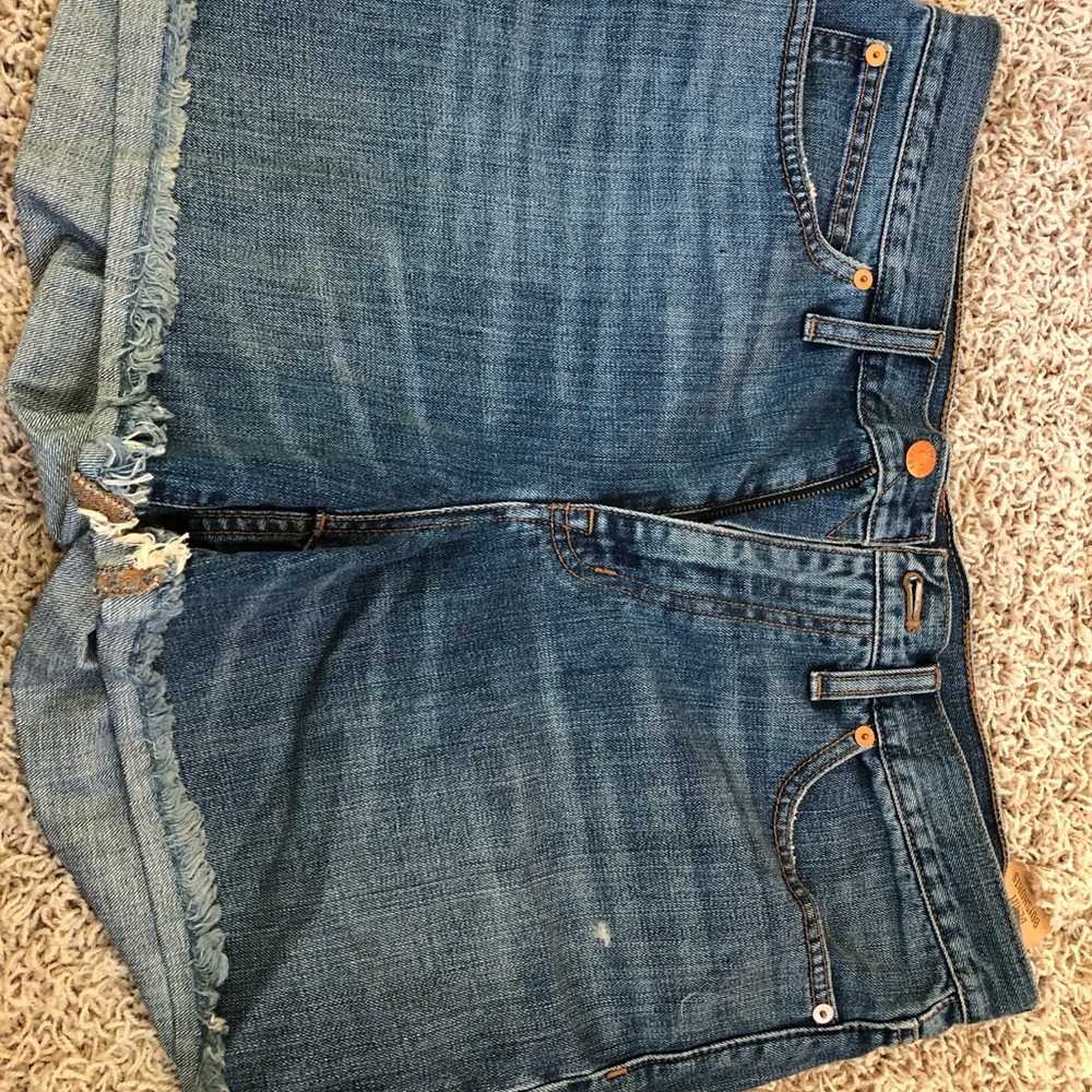 Madewell denim boy shorts size 32 Brand New